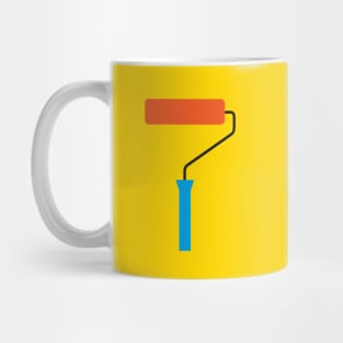 Paint Roller pattern Mug